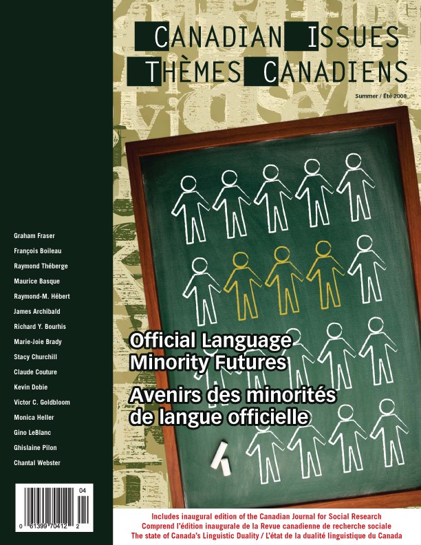 Avenirs des minorités de langue officielle